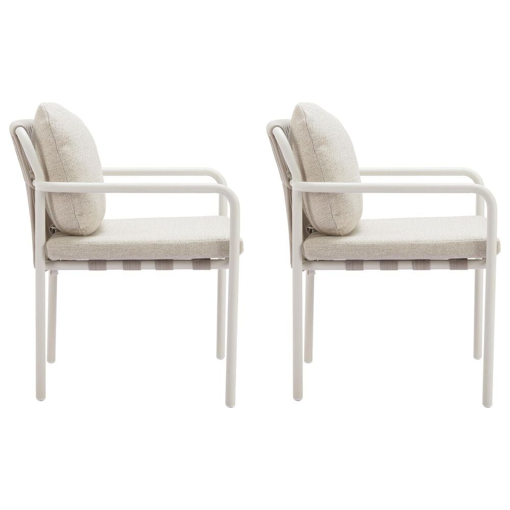 Zuo Modern Aite Patio Dining Chair in Beige &#40;Set of 2&#41;, , large