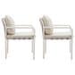 Zuo Modern Aite Patio Dining Chair in Beige (Set of 2), , large