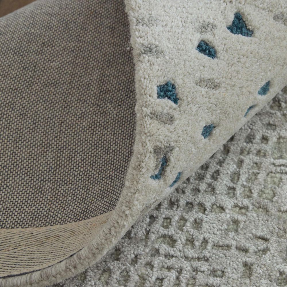 Feizy Zarah 9&#39; x 12&#39; Beige and Blue Area Rug, , large