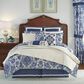 Croscill Home Leland 4-Piece California King Comforter Set in Blue and Ivory, , large