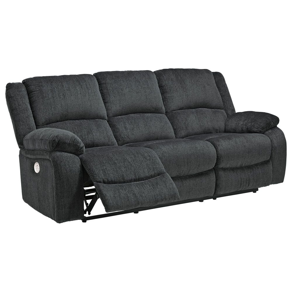 Ashley Draycoll Power Reclining Sofa in Slate, , large