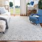 Safavieh Micro-Loop 8" x 10" Blue and Beige Area Rug, , large