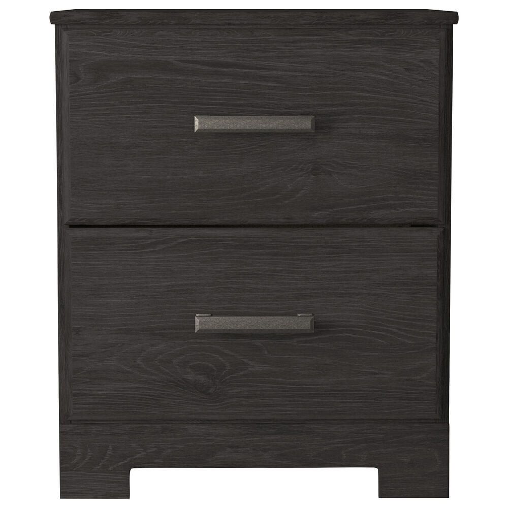 Ashley Belachime 2 Drawer Nightstand in Dark Charcoal, , large