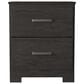 Ashley Belachime 2 Drawer Nightstand in Dark Charcoal, , large