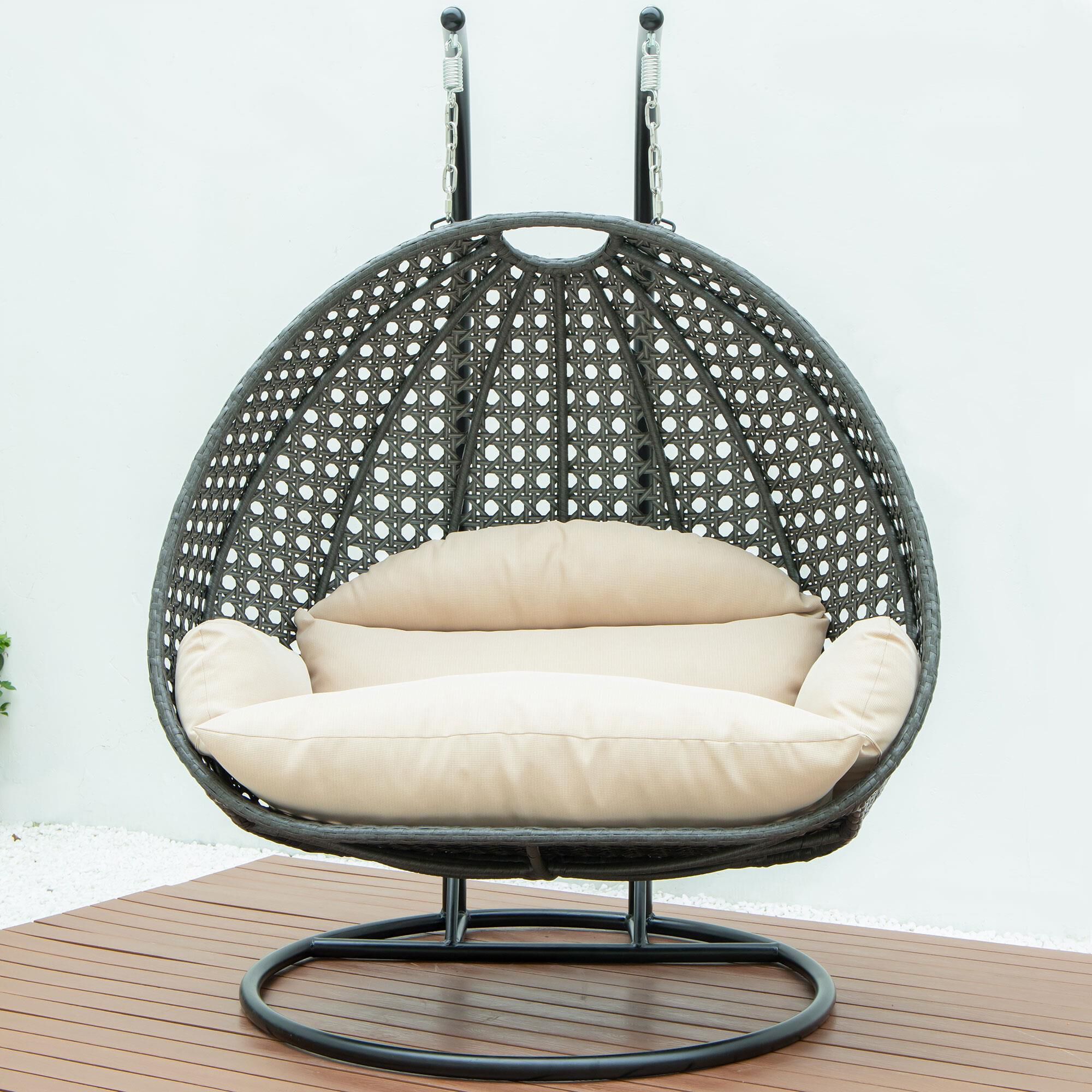 Egg swing shop chair with stand