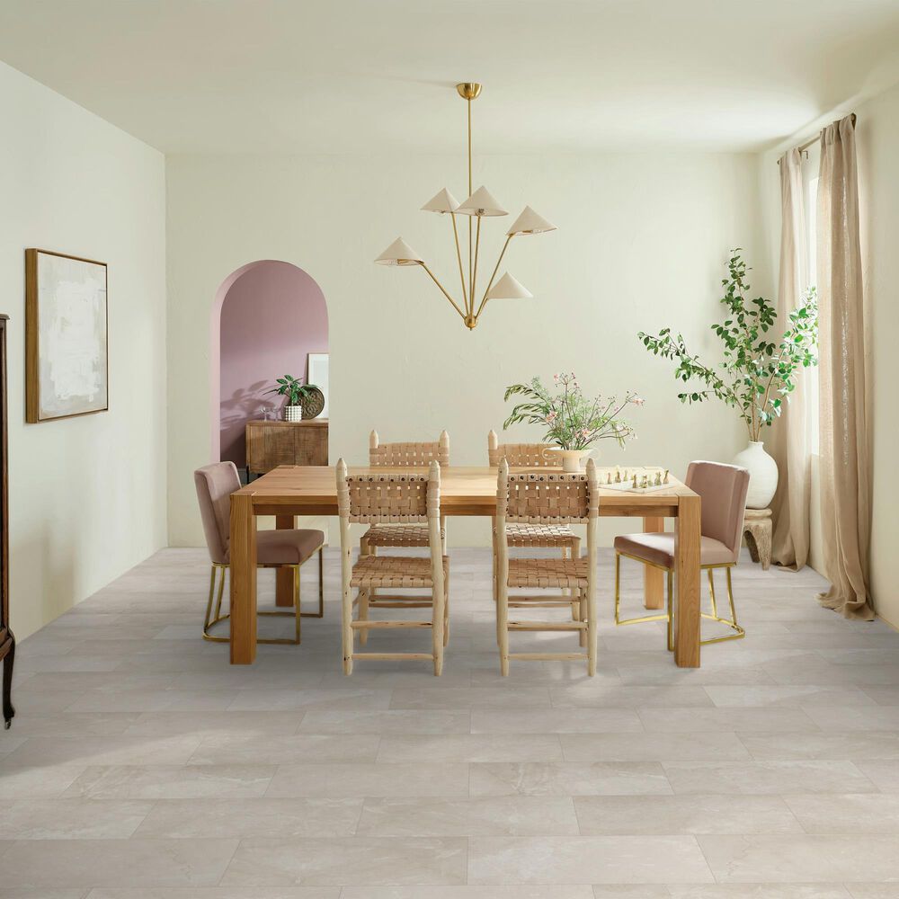 COREtec Cremello Travertine 12&quot; x 24&quot; Luxury Vinyl Tile, , large
