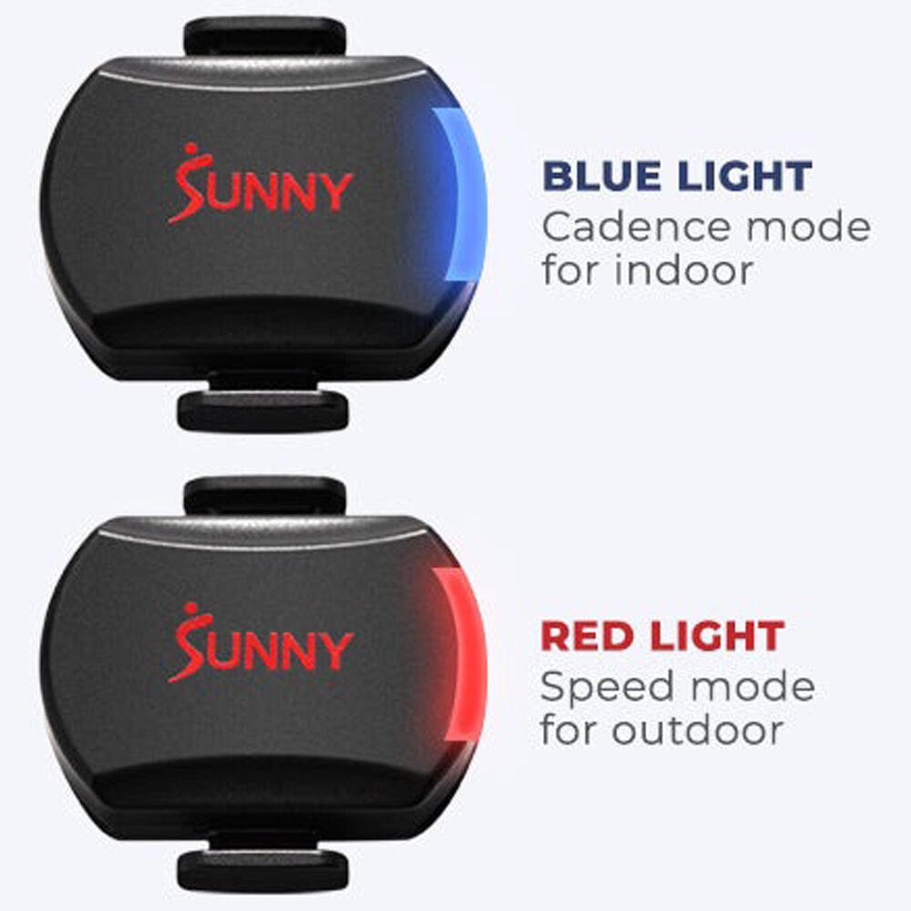 Sunny Health &amp; Fitness 2-in-1 Advanced Bike Cadence in Black, , large