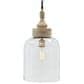 Ashley Faiz Glass Pendant Light in Natural, , large