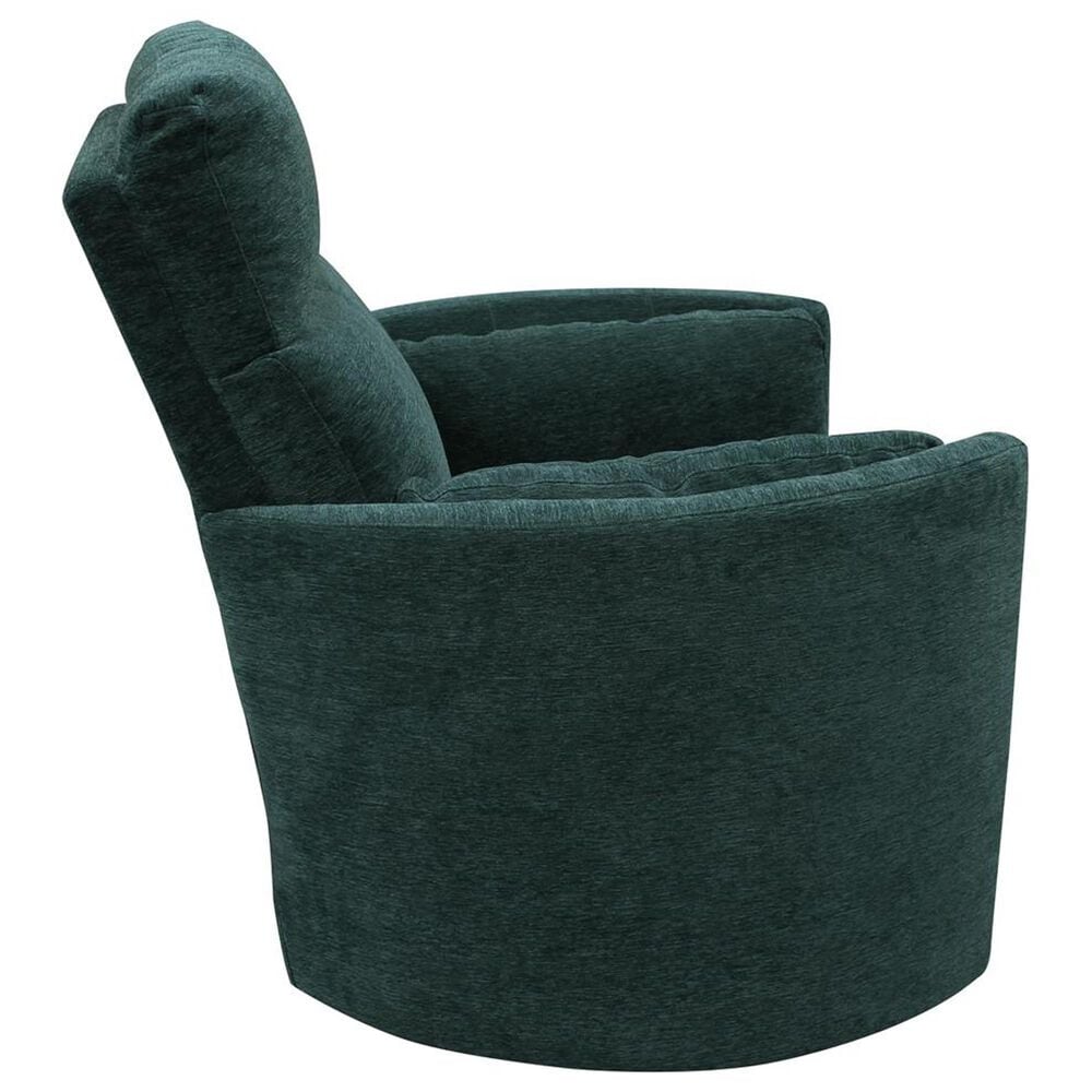 Simeon Collection Power Swivel Glider Recliner in Peacock, , large