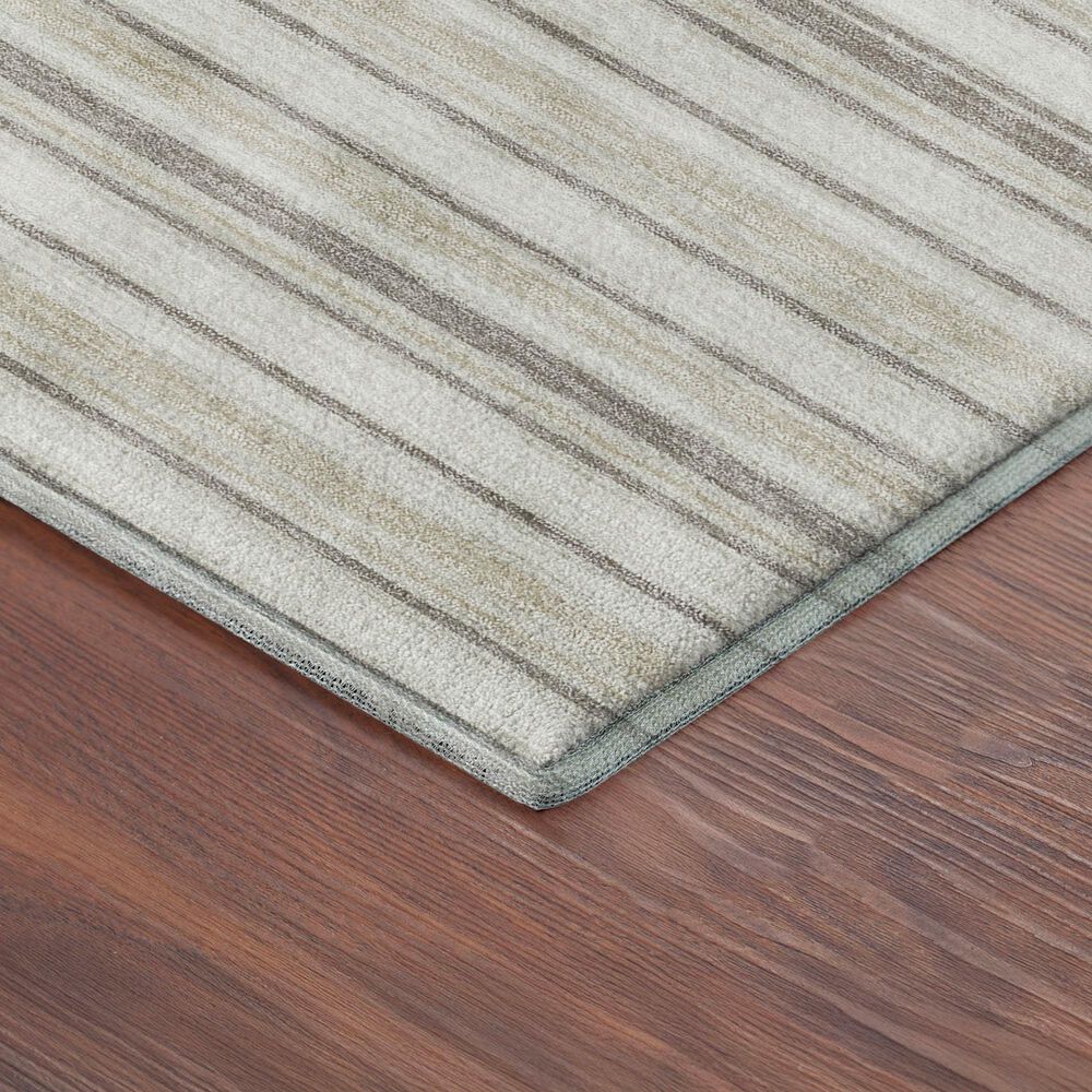 Dalyn Rug Company Soft Essentials Striped Linen 2'3" x 7'6" Indoor/Outdoor Runner, , large