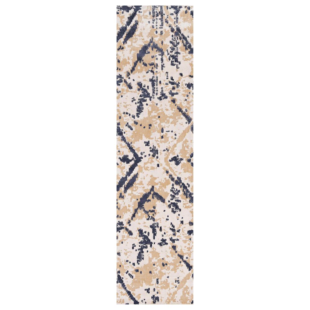 Radici USA Dora 2"6" x 10" Champagne, Beige and Tan Runner, , large
