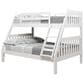 Forest Grove Twin over Full Mission Bunk Bed in White, , large