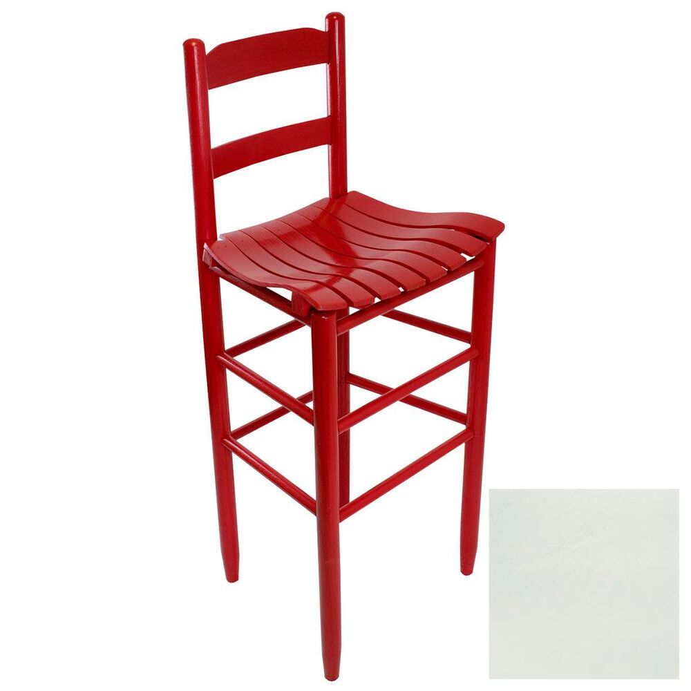 Lakeside Beach Mountain Ladderback Barstool in Coastal Gray, , large