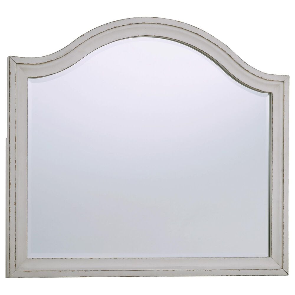 Ashley Brollyn Dresser Mirror in Chipped White, , large