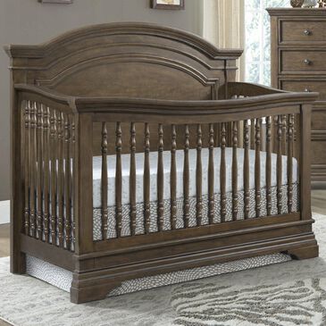 Eastern Shore Olivia Curved Top 4-In-1 Crib in Rosewood, , large