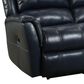 Homestretch Mercury Double Power Reclining Sofa in Ocean Blue, , large