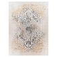 Surya Aisha Charcoal, Gray, Mustard and Light Gray 6"7" x 9"6" Area Rug, , large