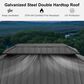 HOMLUX 14-ft x 11-ft Double Roof Outdoor Gazebo Gray Gazebo with Hardtop Roof (Screen Included), , large