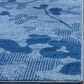 Safavieh Adirondack ADR114F-24 2"6" x 4" Light Blue/Dark Blue Door Mat, , large