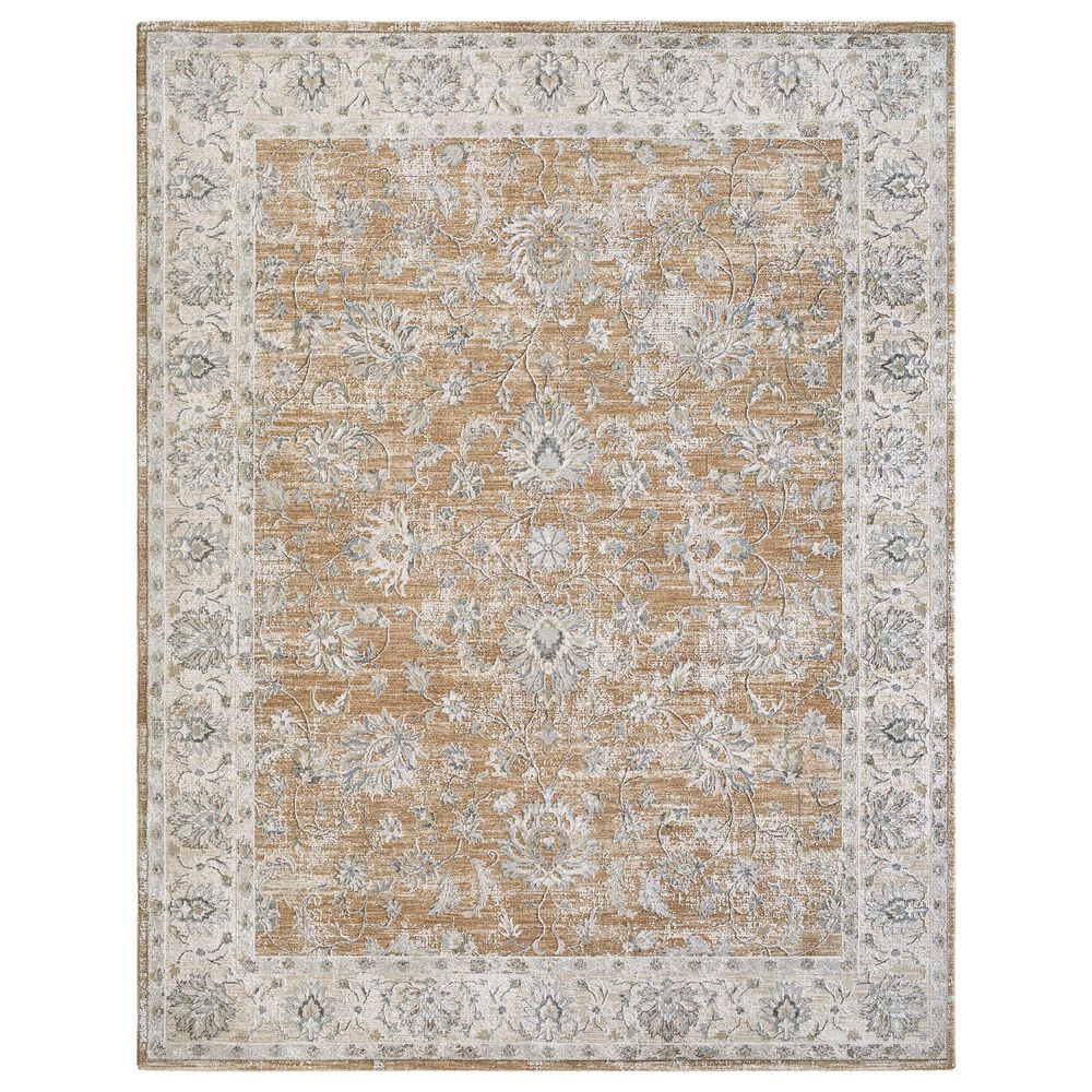 Surya Brunswick Light Brown, Cream, Medium Brown, Light Gray, Charcoal and Mustard 9" x 12"2" Area Rug, , large