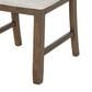 Furniture of America Virex Upholstered Side Chair in Dark Walnut (Set of 2), , large