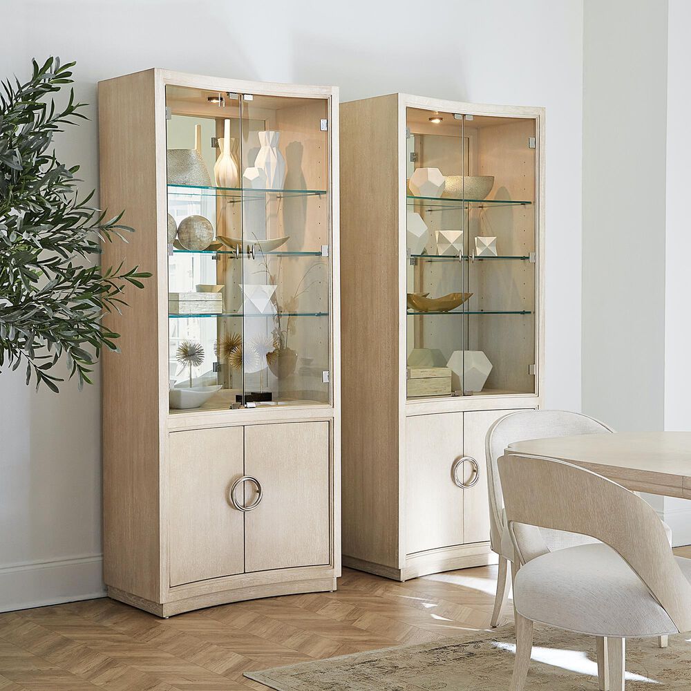 Hooker Furniture Nouveau Chic Display in Oak Veneers NFM