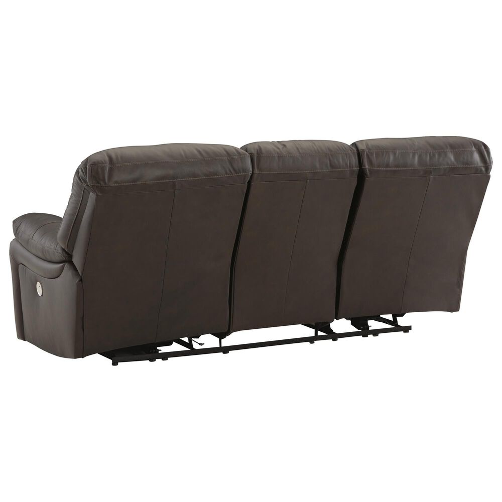 Ashley Leesworth 3-Piece Power Reclining Living Room Set in Dark Brown, , large