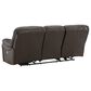 Ashley Leesworth 3-Piece Power Reclining Living Room Set in Dark Brown, , large