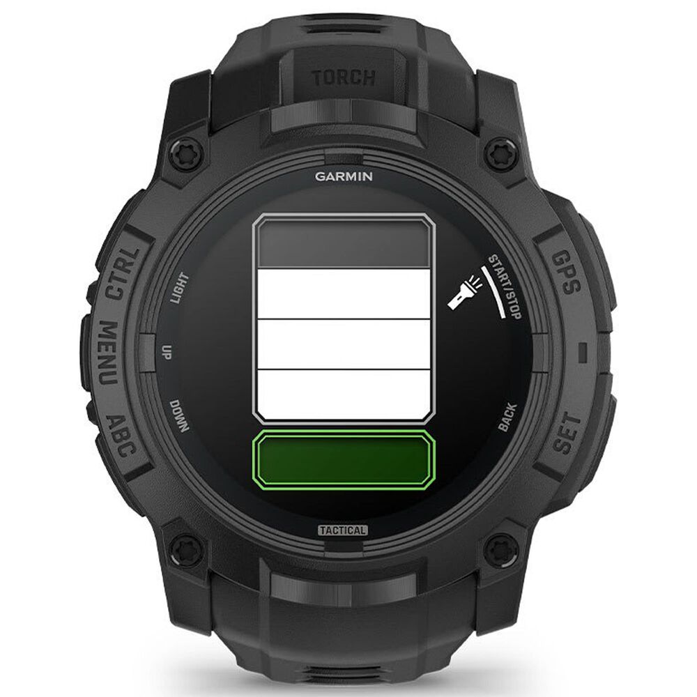 Garmin Instinct 3 AMOLED Tactical Edition Smartwatch 50mm in Black, , large