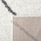Safavieh August Shag AUG572A 4"5" x 6"5" Ivory and Black Area Rug, , large