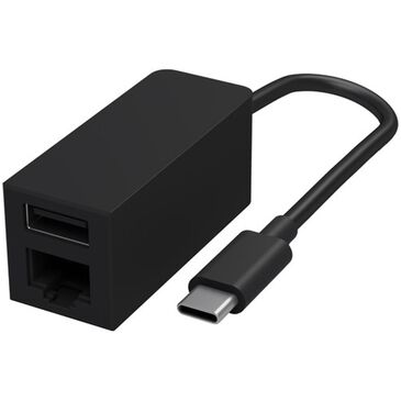 Microsoft USB-C to Ethernet and USB-A Adapter, , large