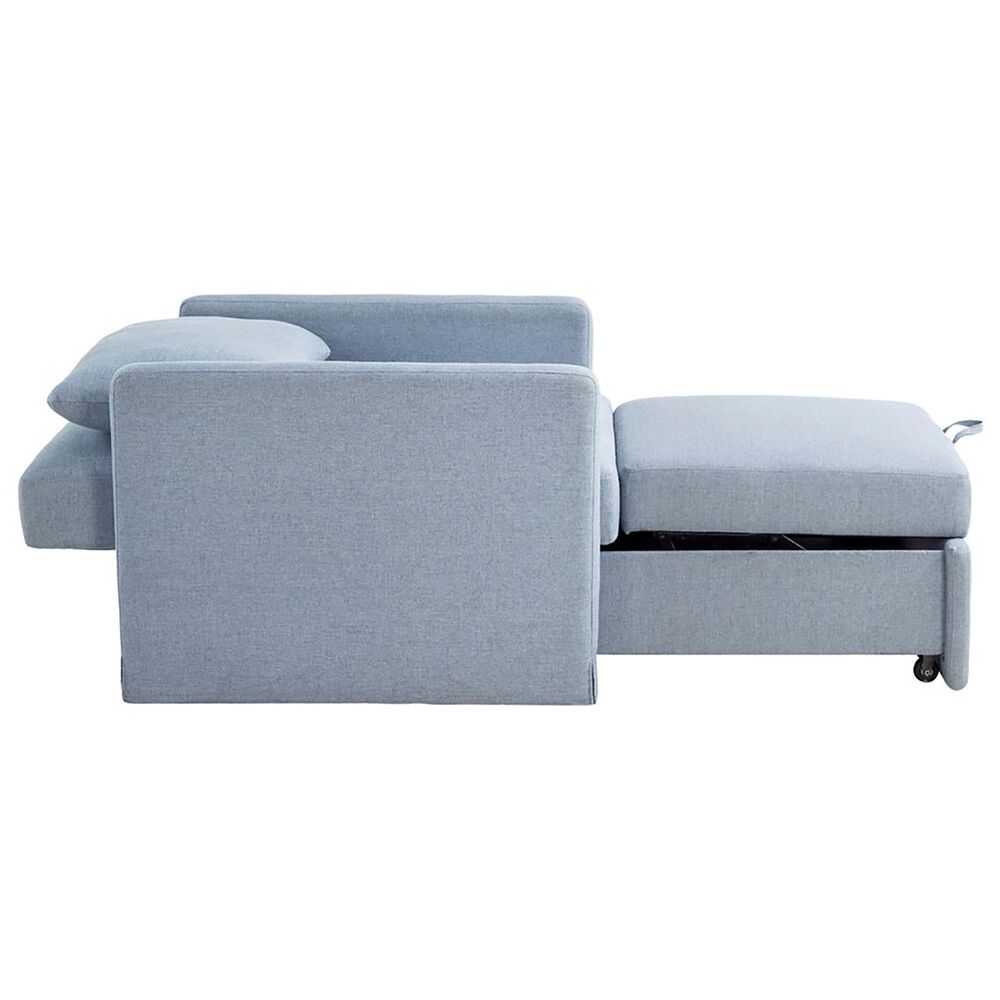 Lifestyle Solutions Blair Convertible Chair in Blue, , large
