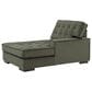 Ashley Caspian-Town 2-Piece Right Facing Sectional with Chaise in Olive, , large