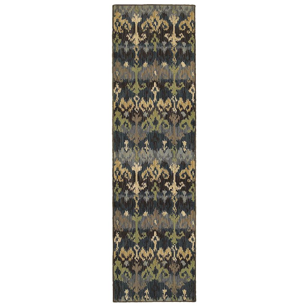 Oriental Weavers Vintage 8122N 2'7" x 9'4" Blue Runner, , large