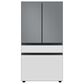 Samsung Bespoke 4-Door French Door Refrigerator Middle Panel in White Glass, , large