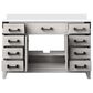 Lexora Home Laurel 48" Single Bathroom Vanity in White Oak with White Cultured Marble Top and Rectangular Sink, , large