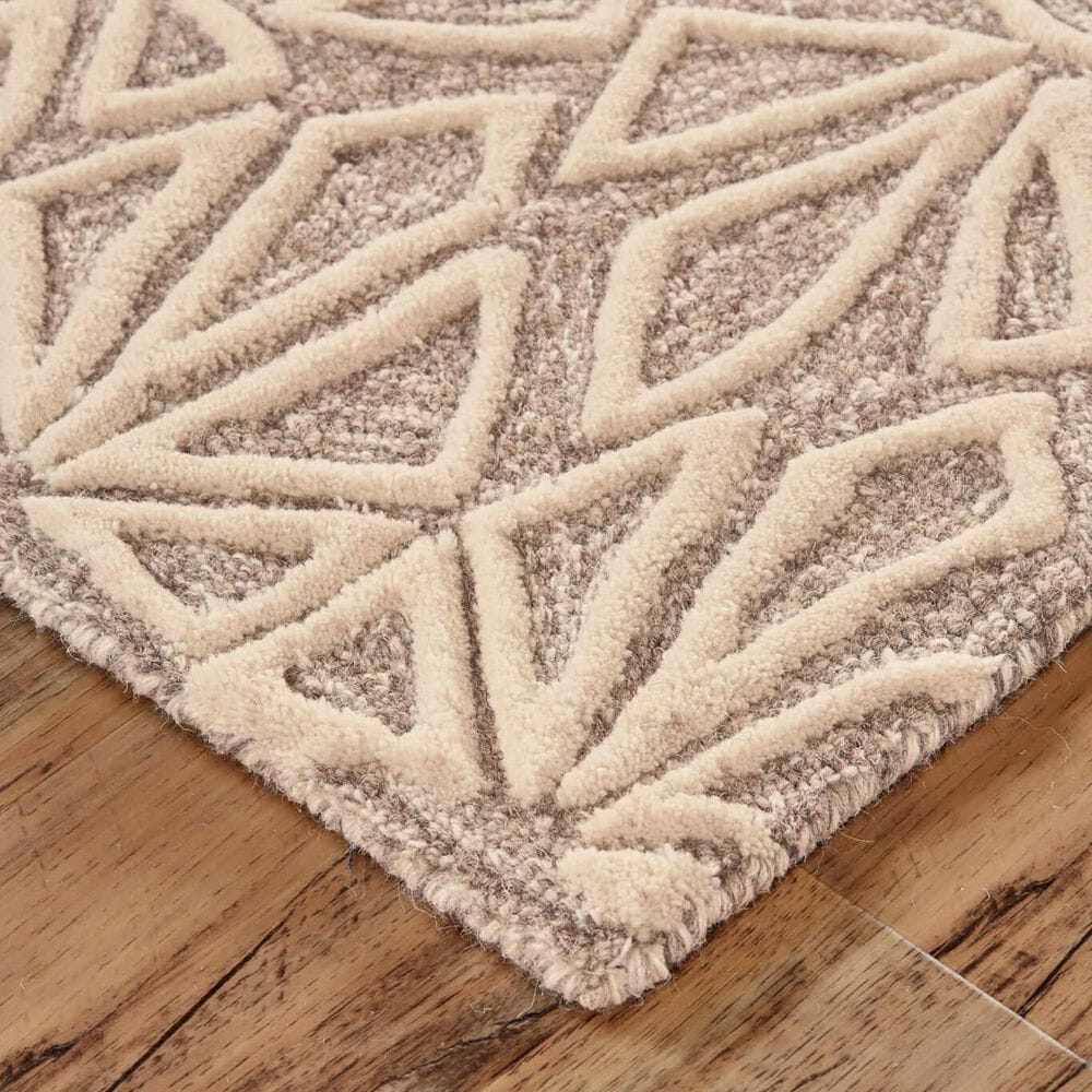 Feizy Enzo 9&#39;6&quot; x 13&#39;6&quot; Ivory and Taupe Area Rug, , large
