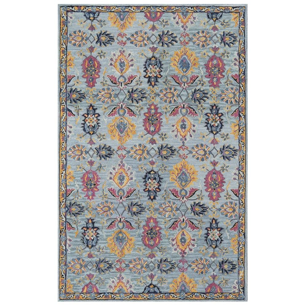 Momeni Ibiza IBI-04 8" x 10" Blue Area Rug, , large