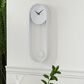 CosmoLiving by Cosmopolitan 7.5" x 20" Wall Clock in White, , large