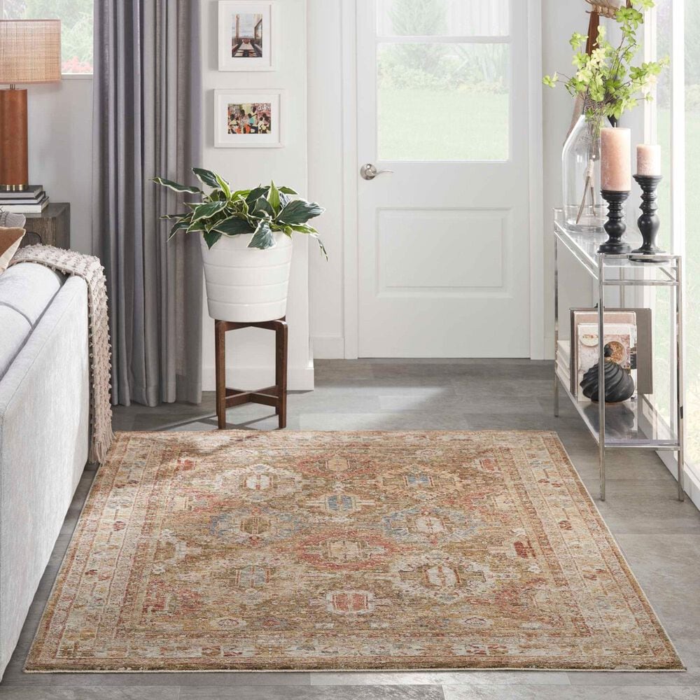 Nourison Sahar 7&#39;10&quot; x 10&#39;4&quot; Green Area Rug, , large