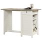 Sauder Cottage Road Kitchen Island in Soft White, , large