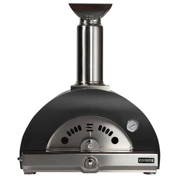 Coyote Outdoor 30" Hybrid Natural Gas Pizza Oven in Matte Black, , large