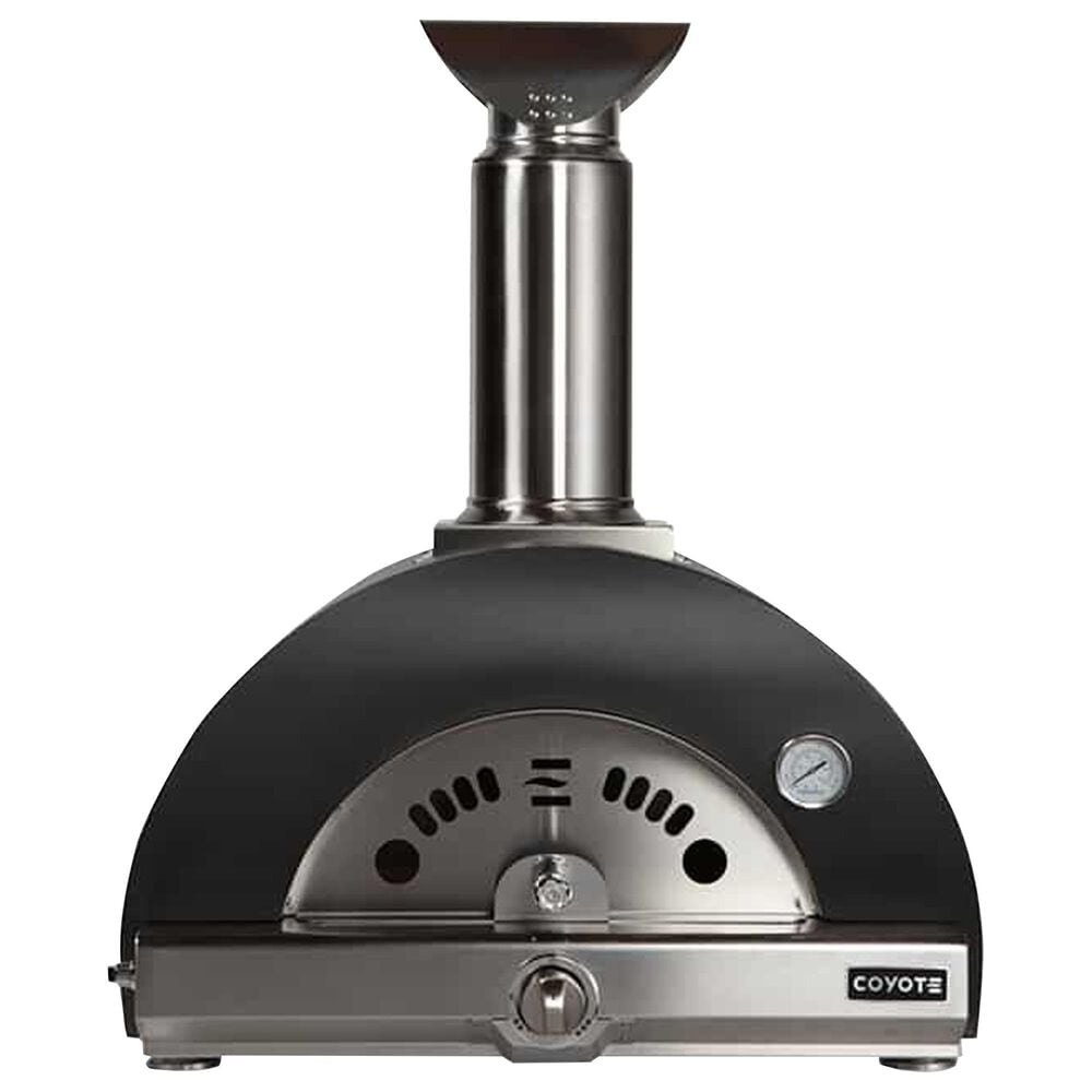 Coyote Outdoor 30" Hybrid Natural Gas Pizza Oven in Matte Black, , large