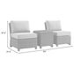 Crosley Furniture Bradenton 3-Piece Patio Chair Set in Sangria, , large