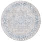 Safavieh Dream DRM411H 6"7" Round Grey and Blue Area Rug, , large