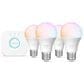 Phillips Hue Essentials 4-Piece A19 Smart LED Color Bulbs Starter Kit in White, , large