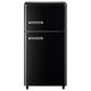 HOMLUX 3.5 Cu. Ft. Top Freezer Refrigerator with Dual Doors and Adjustable Shelves in Black, , large