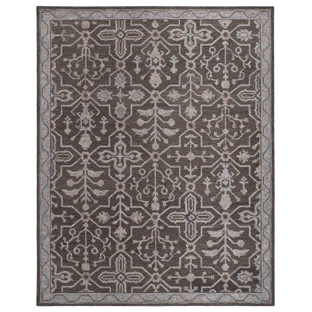 Feizy Fallon 2" x 3" Charcoal Area Rug, , large
