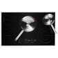 JennAir Lustre 36" Electric Cooktop with 5 Elements in Black and Stainless, , large