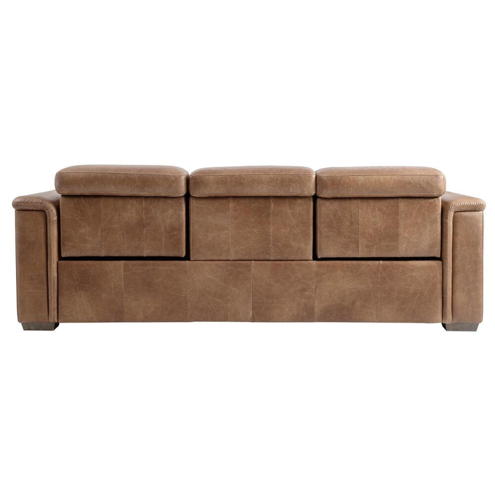 Bernhardt Lioni Power Reclining Sofa with Power Headrest in Brown, , large